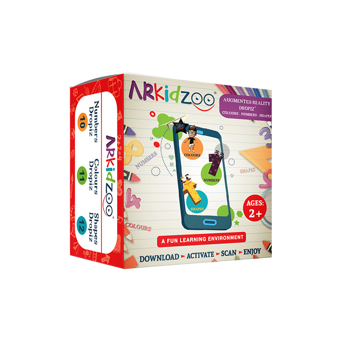 Dropiz 3-in-1 — Numbers, Colours & Shapes